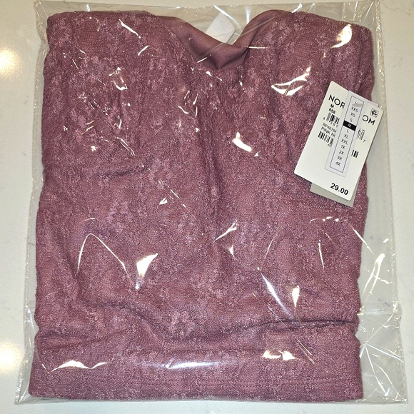 Nordstrom x BP Puff Sleeve Lace Top in Pink Nostalgia - Picture 10 of 10